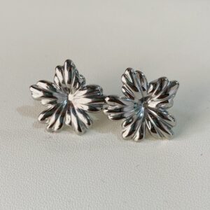 Aretes silver Daisy