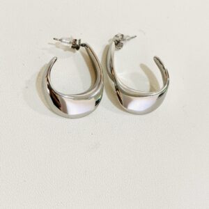 Arracadas silver hook