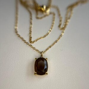 Collar dije piedra negra