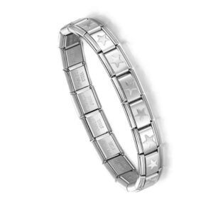Brazalete italiano Silver star ✨