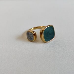 Anillo dúo acero